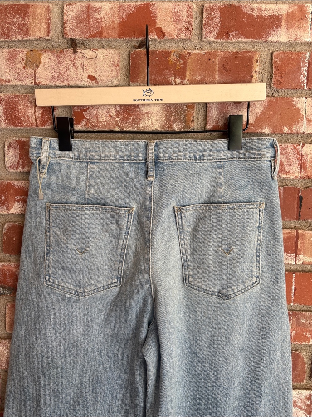 Hudson Jodie Pleated High-Rise Wide-Leg Jeans size 28 - Picture 10 of 14
